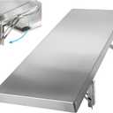 Folding Concession Shelf 36" x 18", Stainless Steel Drop Down Serving Food Shelf for Concession Windows