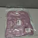 Noubeau Newborn Baby Girl Halloween Outfit Cutest Pumpkin Ribbed Romper Jumpsuit Headband Thanksgiving Clothes (Purple)