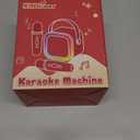 Kinglucky Mini Karaoke Machine for Kids, Top Birthday Gift Pick for Girls Ages 3, 4, 5, 6, 7, 8, 9, 10, 11, 12 Years Old, Kids' Personal Video Players Accessories with 2 Mics Valentine Kid Gift Purple