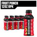 BODYARMOR Sports Drink, Fruit Punch, Electrolyte Drink Hydration, 12 Fl Oz Bottles (8 Pack), Flavored Coconut Water with B Vitamins & Antioxidants