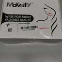 morvally Short Straight Bob Wig Heat Resistant Hair with Blunt Bangs Natural Looking Cosplay Costume Daily Wigs (14", 2# Black)