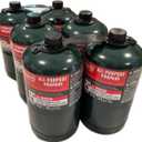 Propane Replacement Fuel Cylinders Camping- 16 Oz (6 Pack) Factory Pre-filled and Ready to Use