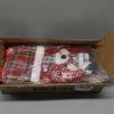 Christmas Stocking Holder Stand with 4 Stockings, Metal freestanding Christmas Stocking Hanger with 8 Hooks, Christmas Decorative Gift, Black