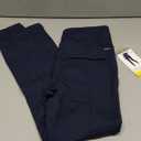Mondetta Womens Midweight High Rise Jacquard Knit Legging (US, Alpha, Small, Regular, Regular, Navy Academy)