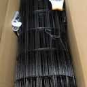 Tongmo 2 ft x 100 ft Black PVC Coated Welded Wire Fence, 16GA Garden Chicken Wire Fence Roll, Mesh Size 2" x 4" Hardware Cloth, Ideal for Yard Protection and Poultry Netting