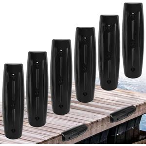 Dock Fender Bumpers, Boat Dock Bumpers Straight-Edge Marine Fenders Side Guard, Soft UV-Resistant Marine 17-Inch, Horizontal Protection,Inflatable