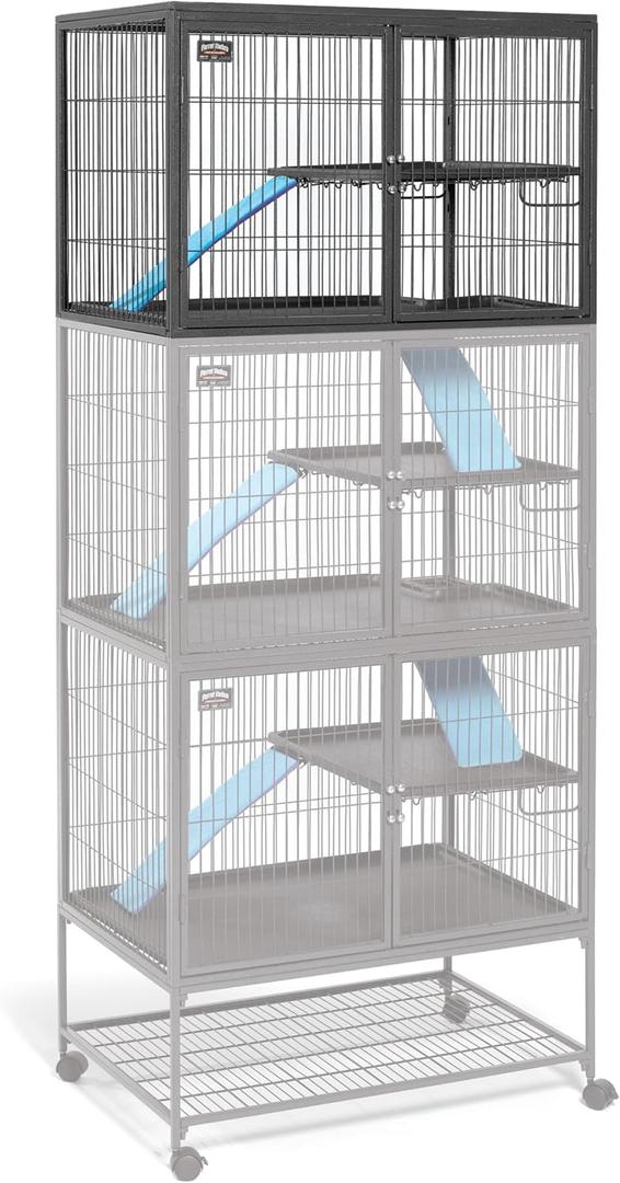 MidWest Homes for Pets Ferret Nation Add-On Unit Small Animal Cage, No Stand, Expands Models 181 or 182
