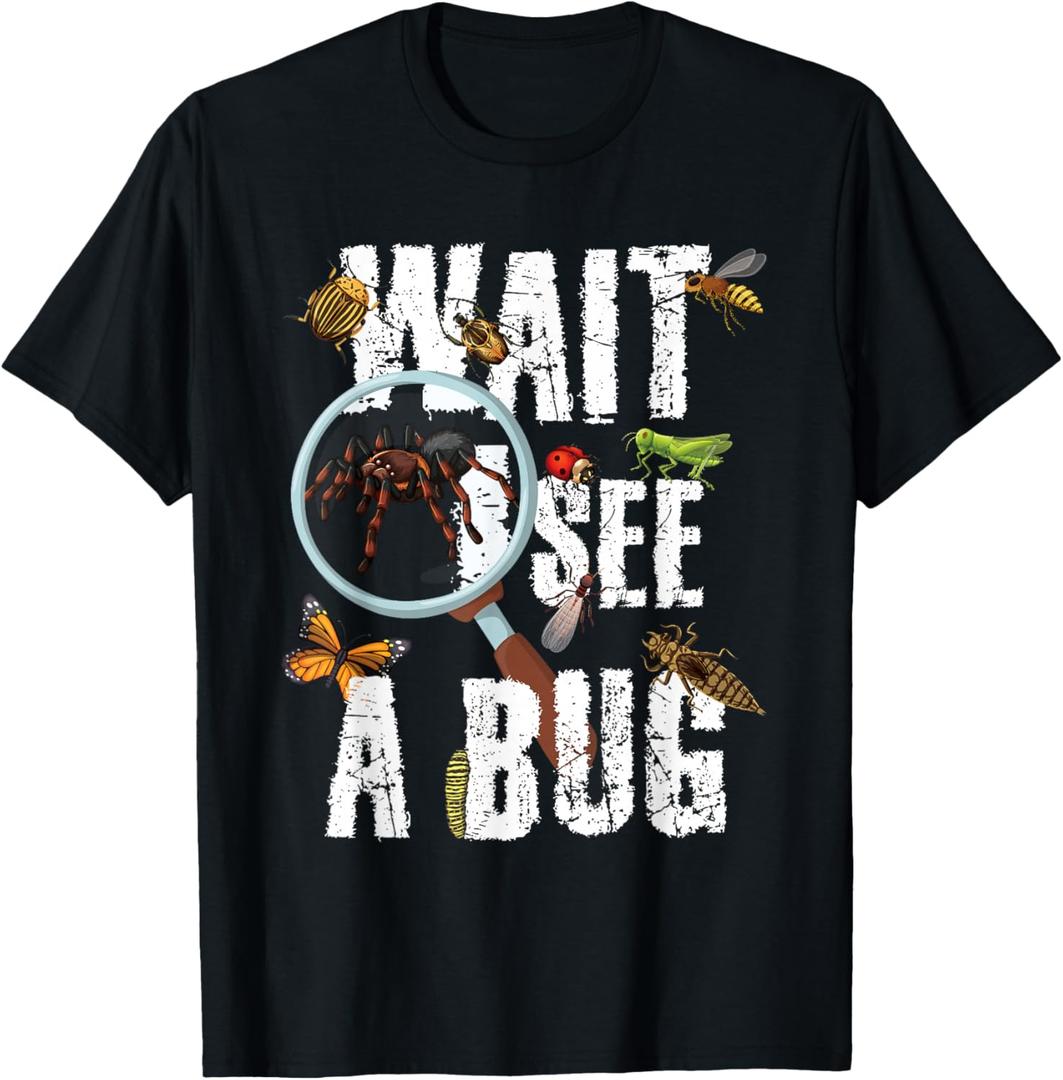 Insects of The World Bug Lover Expert Entomologist Bugs Fan T-Shirt, S