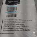 Amazon Basics Multipurpose Copy Printer Paper, 8.5 x 11 Inches, 20 lb, 1 Ream, (500 Sheets), 92 Bright, White