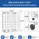 5304535379 Lower Dishrack Replacement Compatible With Frigidaire Crosley Kelvinator Dishwasher rack Assembly Part Numbers 154331605 154331606 154336020 5304491809 5304517200 5304535335 AP7215764