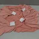 Spandex 4ft Waterproof Table Cover for Party,Wedding, Banquet, and Events(Dusty Pink) (48" x 30" (Rectangular))