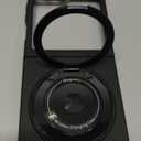 Magnetic Case for Samsung Galaxy Z Flip 6, [Compatible with MagSafe] Military Grade Shockproof Slim fit Samsung Z Flip 6 Phone Case with Magnetic Ring Kickstand, Black