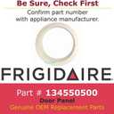 GENUINE Frigidaire 134550500 Door Panel Washing Machine