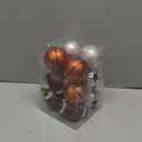 12Pcs Christmas Sport Ball Ornaments, Sports Ornaments Basketball Baseball Football Tennis for Christmas Tree Decoration, Balls for Home Xmas Tree Party Decor (4 Style)