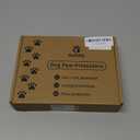 Dog Socks 12 Pack to Prevent Licking Paws, Anti Slip Dog Booties and Paw Protectors for Hardwood Floors Hot Pavement, Suitable for  Senior Dogs - Size Large,Brown