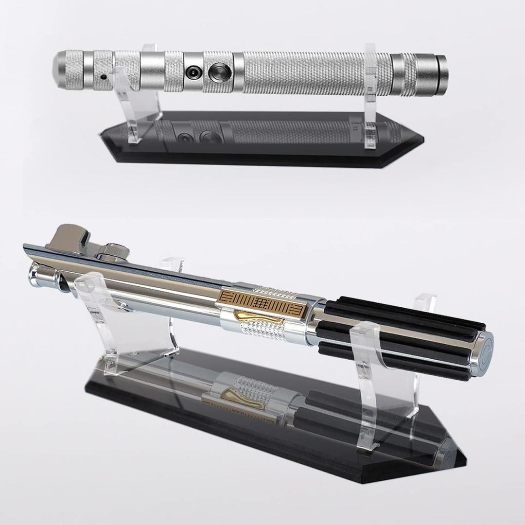Kafenda Lightsaber Display Stand - Acrylic Lightsaber Hilt Holder and Wand Stand