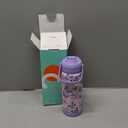 Choco Mocha Kids Water Bottle For School, Kids Insulated Butterfly Water Bottle Stainless Steel for Girls, 18Oz Purple