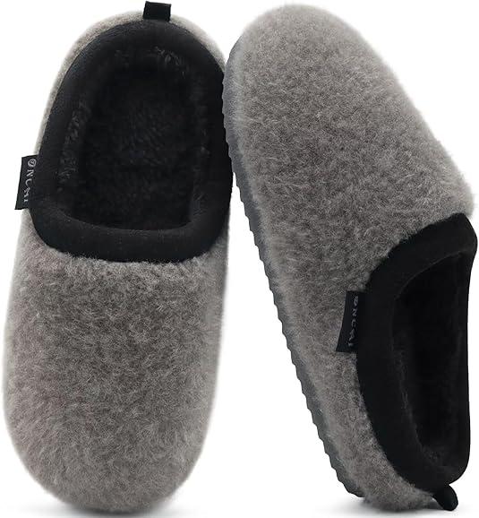 ONCAI Women's House Fuzzy Slippers Cozy Winter Warm Indoor Outdoor Bedroom Shoes Size 8