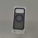 TORRAS Upgraded 360 Magnetic Stand for iPhone 17 Pro Max Case, Fit for MagSafe with Ring, 4X Mil-Grade Protection, Camera Control, Translucent Slim for iPhone 17 ProMax Case Ostand, Deep Blue