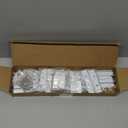 White Ceiling Curtain Track, 3 to 9 Feet No-Cut Adjustable Heavy Duty Aluminum Curtain Rail, Wall/Ceiling Mount for Living Room, Bedroom, Bathroom, RV & Room Divider, Includes Hooks & Clips