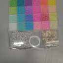 3mm Glass Seed Beads for Bracelet Jewelry Making 24 Colors Bracelet Making Kit for Girls Adults DIY Friendship Bracelets Kits with Letter Beads