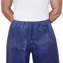 Dukal Patient Exam Wear, Short, Non-Sterile, Unisize, Dark Blue (5 Bags/Case 10 Bag) (Pack of 50)