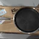 COOKER KING 9.5" Round Griddle Pan, 3-Ply Hybrid Stainless Steel Crepe Pan with Stay-Cool Handle, Non Stick & Non Toxic for Pancake, Eggs, All Stovetop & Induction Compatible, Oven & Dishwasher Safe
