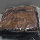 EWES 13 Inch Fabric Storage Cubes, 6 Pack Foldable Storage Bins with Handle, Storage Baskets Box for Shelves, Closet, Organizer, Brown Black