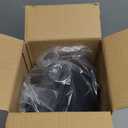 1 Pcs Metal Squirrel Baffle for Bird Feeder Pole Squirrel Defeater Cylinder Pole Galvanized Steel Black Bird Feeder Baffle 6 1/8 Inch Diameter 15 1/2 Inch High for Garden