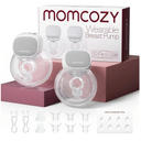 Momcozy Hands Free Breast Pump S9 Pro Updated, Wearable Breast Pump of Longest Battery Life & LED Display, Double Portable Electric Breast Pump with 2 Modes & 9 Levels - 24mm, 2 Pack Gray