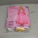 Spooktacular Creations Halloween Pink Princess Dress, Kids Princess Dress Up, Peach Crown Costume for Girls Birthday (Small(5-7 yrs))