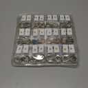 litogo 24 Pack Red Fairy Lights Battery Operated with Timer, 20 LED 3 Modes Twinkle Light, 7ft Waterproof Silver Wire Mini Small Bulk Mason Jar String Light, Decor for Wedding Party Christmas