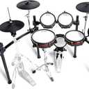 Alesis Strata Core Electric Drum Set with Touchscreen, Triple-Zone Cymbals, Active Magnetic Hi-Hat, Dual-Zone Mesh Heads, 8" Kick, 144K Multi-Channel Samples