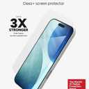ZAGG Glass+ Screen Protector for iPhone 17 Pro - 3X Stronger, Impact & Shatter Protection, Scratch & Smudge-Resistant iPhone Tempered Glass, InvisibleShield, Easy PerfectFit Install