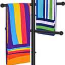 Pool Towel Rack Outdoor, Metal Outdoor Towel Rack for Pool, Sturdy Towel Holder, Towel Bar, Poolside Table, Poolside Towel Holder, Hot Tub Accessories for Adults
