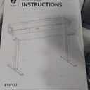 48x24 Inches Electric Standing Desk with 2 Drawers, Height Adjustable Stand up Desk for Home Office, Ergonomic Sit to Stand Table with Storage Shelf, DIY Board, Hooks, Rustic Brown