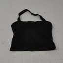 YEOREO Women's Halter Crop Top V Neck Workout Going Out Tank Top Hazel Padded Sleeveless Backless Trendy Summer Camisole (Medium, Black)