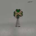 Zomiboo St Patrick's Day Miniature Tree Topper with Lucky Shamrock Decoration St Patrick's Day Ornaments Irish Theme Tree Decoration for Holiday Party Supplies Gift, Saint Patrick's Day