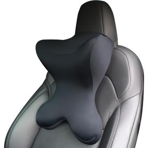 Car Neck Pillow for Driving Seat Car headrest Pillow/Gaming Chair Pillow Upgraded with Adjustable Double Strap breathable, Ergonomic Design Neck Support Pillow for auto, Office Chair, Gaming Chair