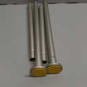 Brushed Nickel Shower Curtain Rods - 31-68 Inch Spring Tension Shower Rods for Bathroom, Adjustable, No Drilling, No Rust, Stainless Steel