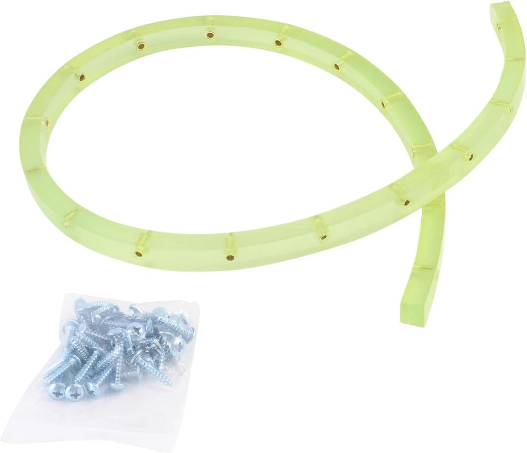 39 inch Flexible Curve Template, Woodworking Profiling Strip, Professional Contour Flexible Curve Tool Ideal for Wood Curve Pattern Making Tools, Router Template (Green)