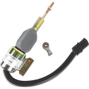 3932529 Fuel Shut Off Solenoid 3930658 3935431 SA475612 J932529,Compatible with Cummins Diesel Engine 6BT5.9 4BT5.9,12V