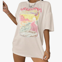 SOLY HUX Women's Graphic Tees Cute Print Short Sleeve Tee Preppy Clothes Casual Vintage Summer Oversized T Shirt Top XS
