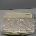 2 Pack Shoe Organizer for Closet, Large Shoe Box Storage Containers, Foldable Shoe Storage Organizer Box Bin with Adjustable Dividers and Clear Cover, Space Saving Shoes Holder, Beige