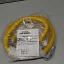 72" Dryer Gas Line Hose/Appliance 3/4 Flexible Natural Gas Line with Connector 1/2" MIP 1/2"FIP 3/4"MIP Fitting,5/8" OD(1/2" ID) Gas Range Connector Kit for Gas Stove,Dryer,Water Heater-by MIFLUS