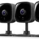 Tapo by TP-Link 1080P Indoor Security Camera for Baby Monitor, Pet Camera w/Motion Detection, 2-Way Audio, Night Vision, Cloud & SD Card Storage, Works w/Alexa & Google Home, Black, C101 (4-Pack)