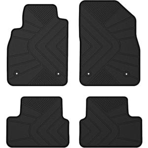 Floor Mats Compatible with 2011-2015 Chevrolet Cruze, 2016 Cruze Limited, Black Custom Fit All Weather Chevrolet Cruze Car Mats, Latex Heavy Duty Floor Liners Black 4-pc Set, 2012 2013 2014