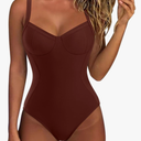 SUUKSESS Womens Tummy Control One Piece Swimsuit Sexy Crisscross Back Bathing Suit M