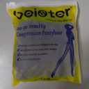 beister Medical Compression Pantyhose for Women & Men, 20-30mmHg Graduated Support Tights, Opaque Footless Waist High Compression Stockings & Leggings for Varicose Veins, Edema, Flight, DVT (X-Large, Black)