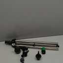 STYDDI Heavy Duty Impact Sprinkler on Tripod Base, Tall Metal Pulsating Telescoping Tripod Sprinkler for Large Area, Yard, Lawn, Garden, Waters up to 70 Ft. Diameter, Legs Extends Up to 36-inch